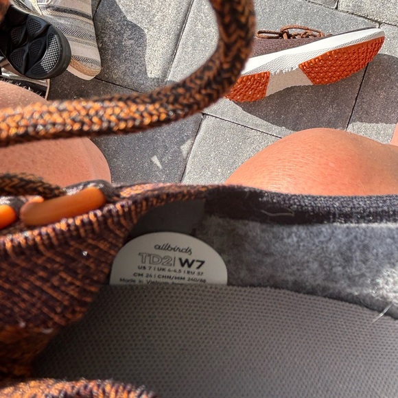 Allbirds Brown and Orange Athletic Shoes - Picture 7 of 7